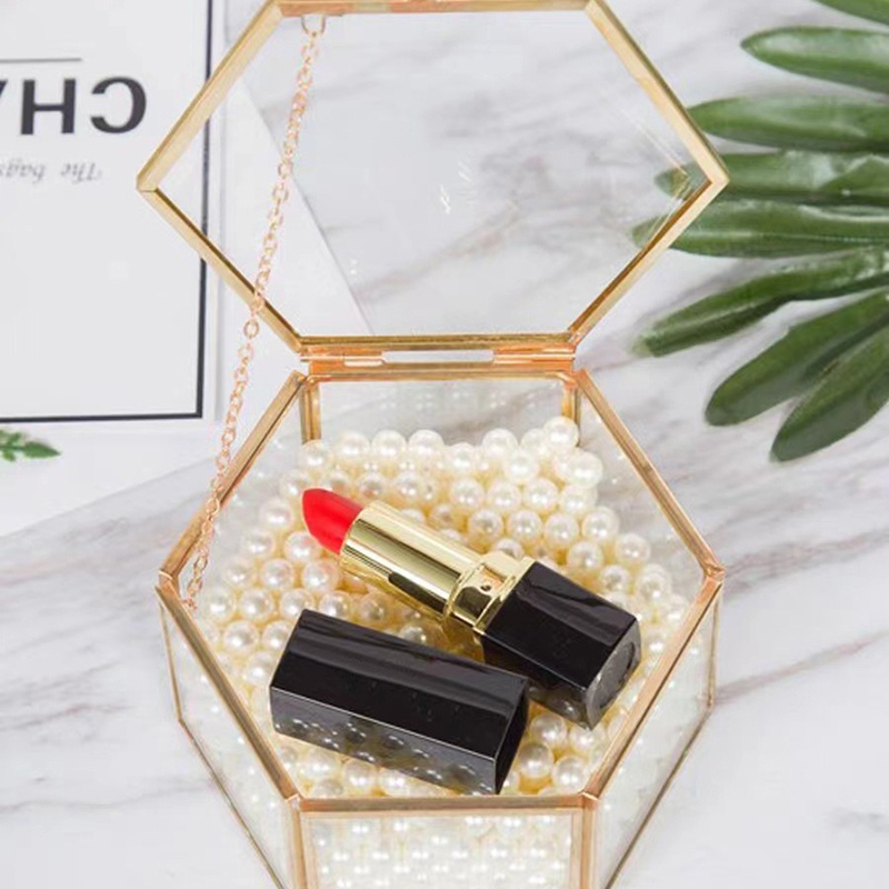 Luxury Bags List - Caixa de anel hexagonal de alta