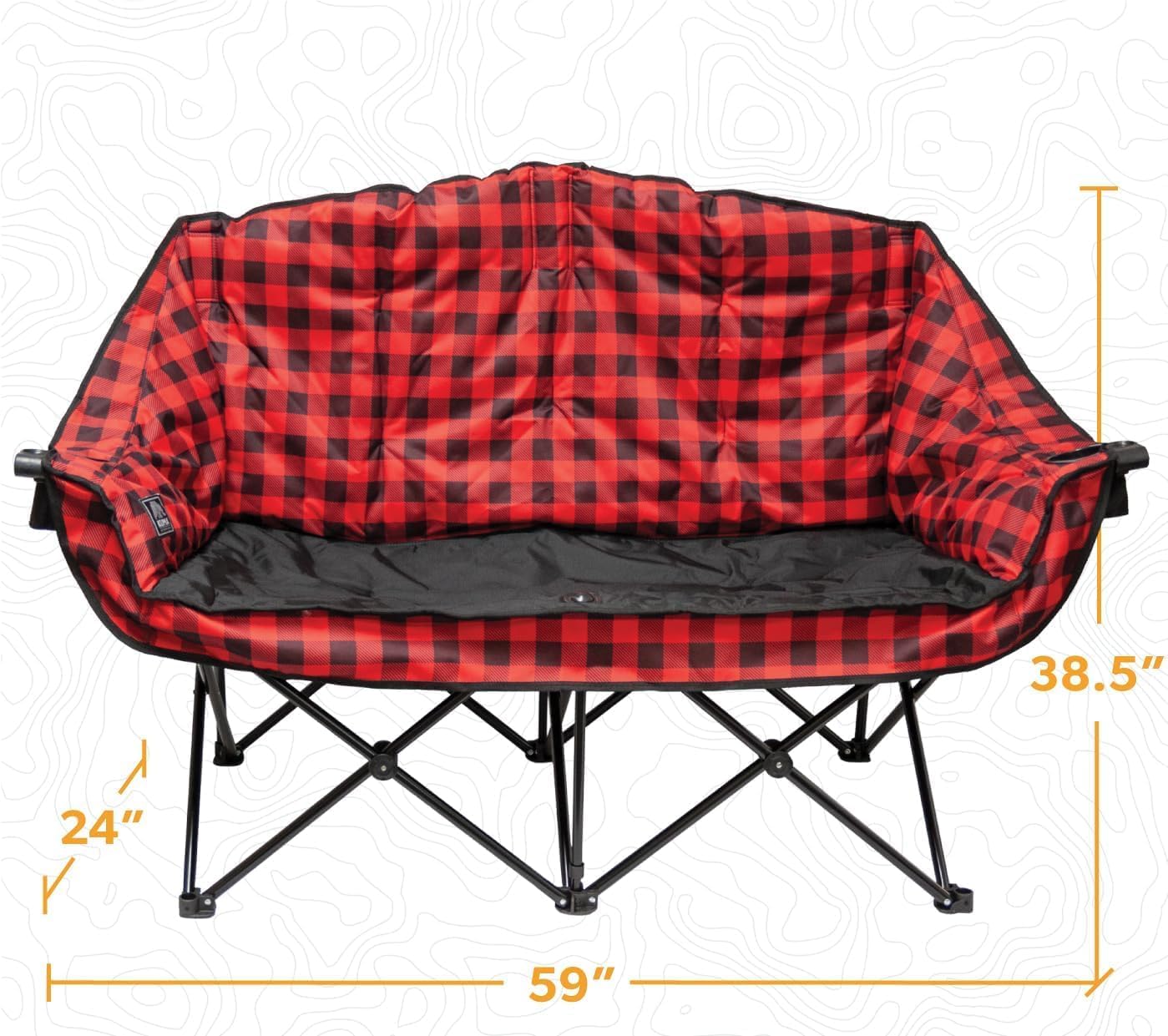 Cadeira de Camping Dupla com B - Luxury Bags Youtube avaliação e preço