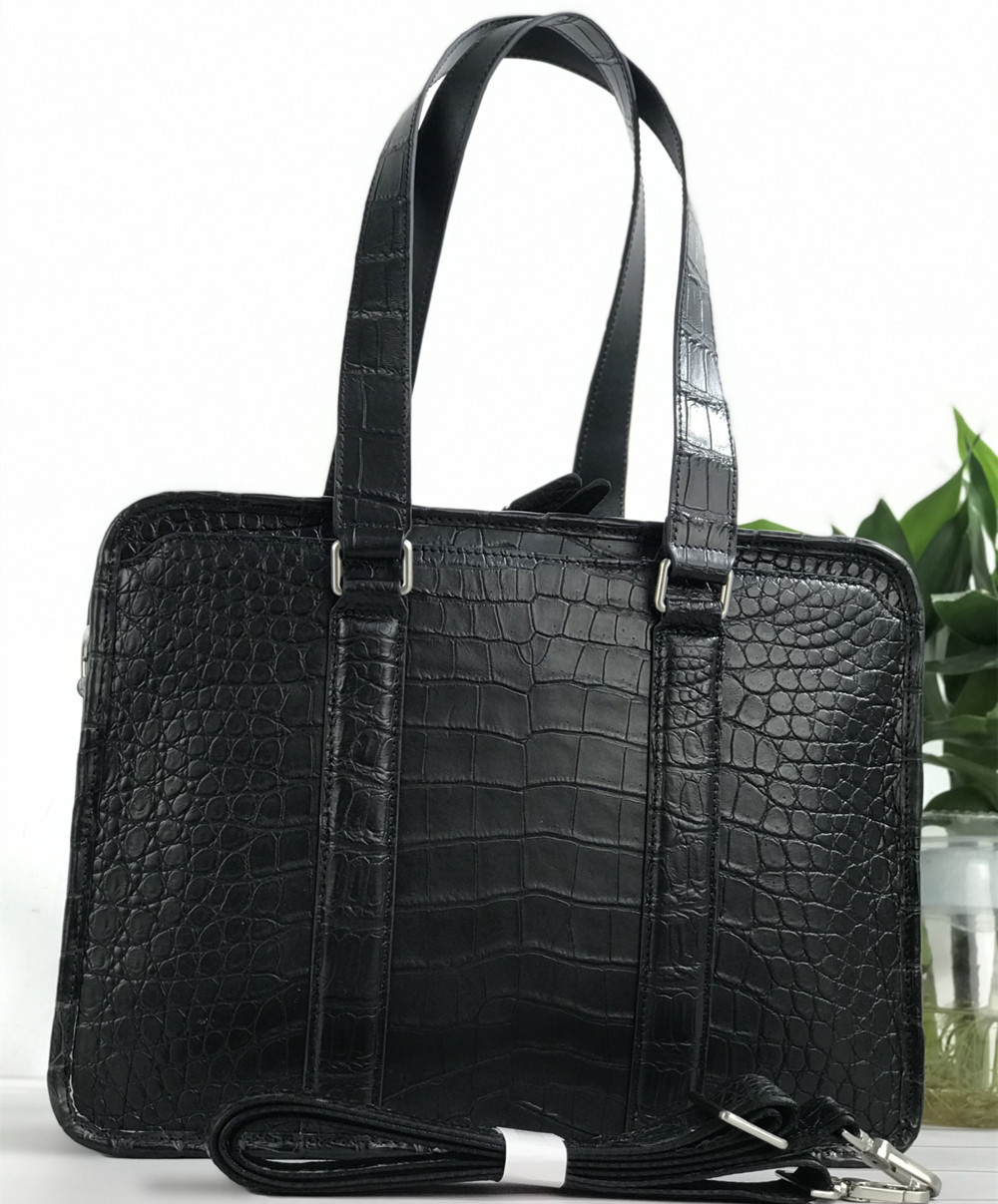 Novo couro de crocodilo bolsa  - Luxury Bags For Men Brands avaliação e preço