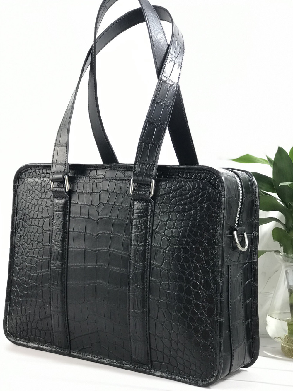 Novo couro de crocodilo bolsa  - Luxury Bags For Men Brands avaliação e preço