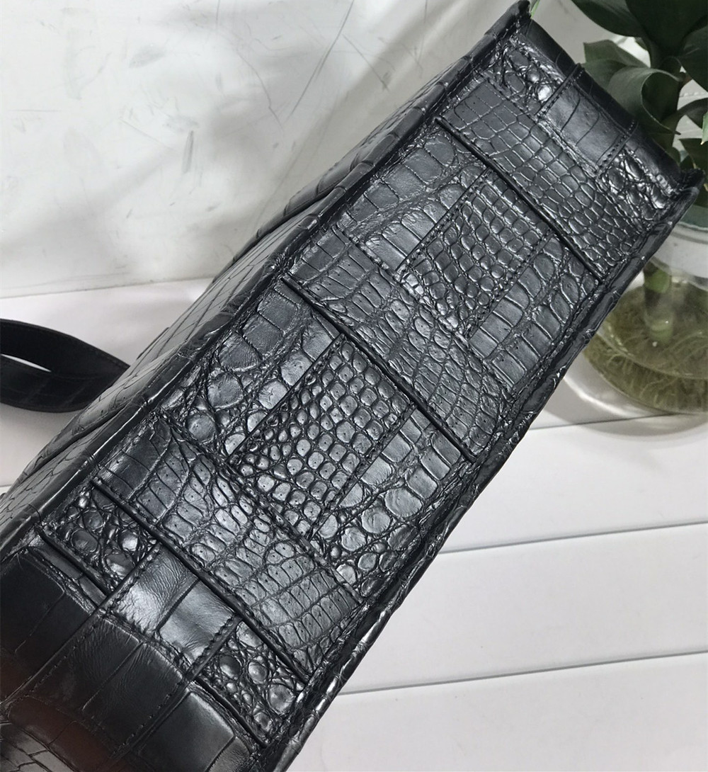 Novo couro de crocodilo bolsa  - Luxury Bags For Men Brands avaliação e preço