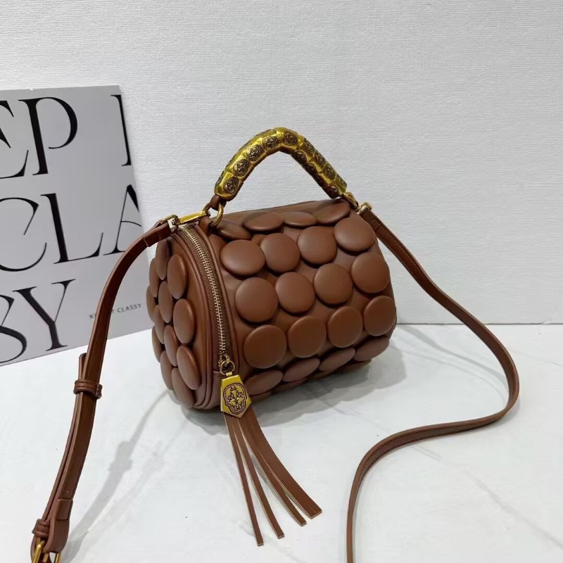 Retro botão bolsas de couro pa - Luxury Bags Youtube avaliação e preço
