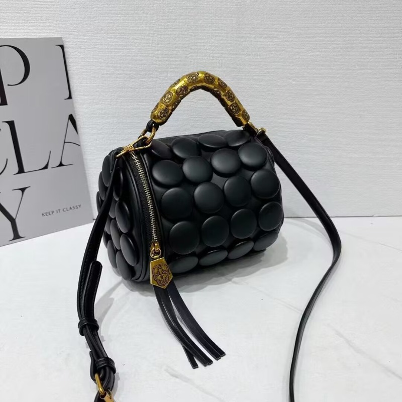 Retro botão bolsas de couro pa - Luxury Bags Youtube avaliação e preço
