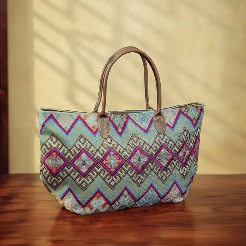 Bolsa tote bordada original du - Luxury Bags On Sales avaliação e preço